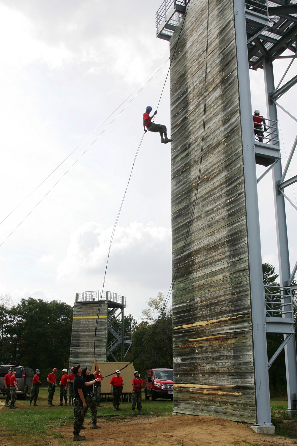 Wisconsin Challenge Academy training at Fort McCoy in 2015