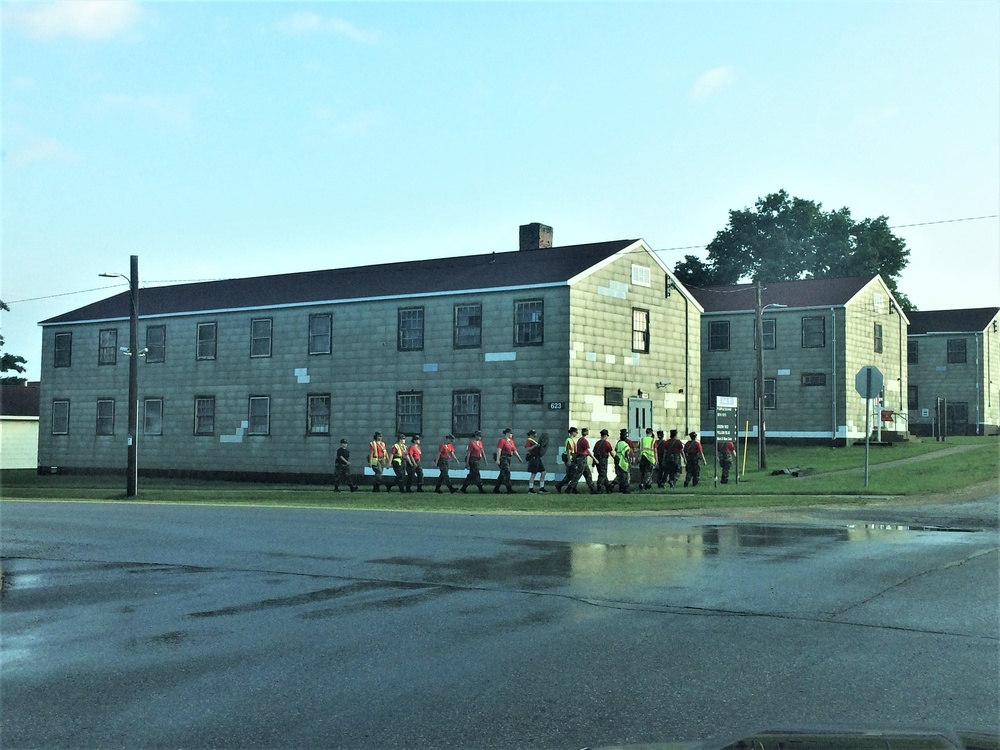 Wisconsin Challenge Academy cadets at Fort McCoy