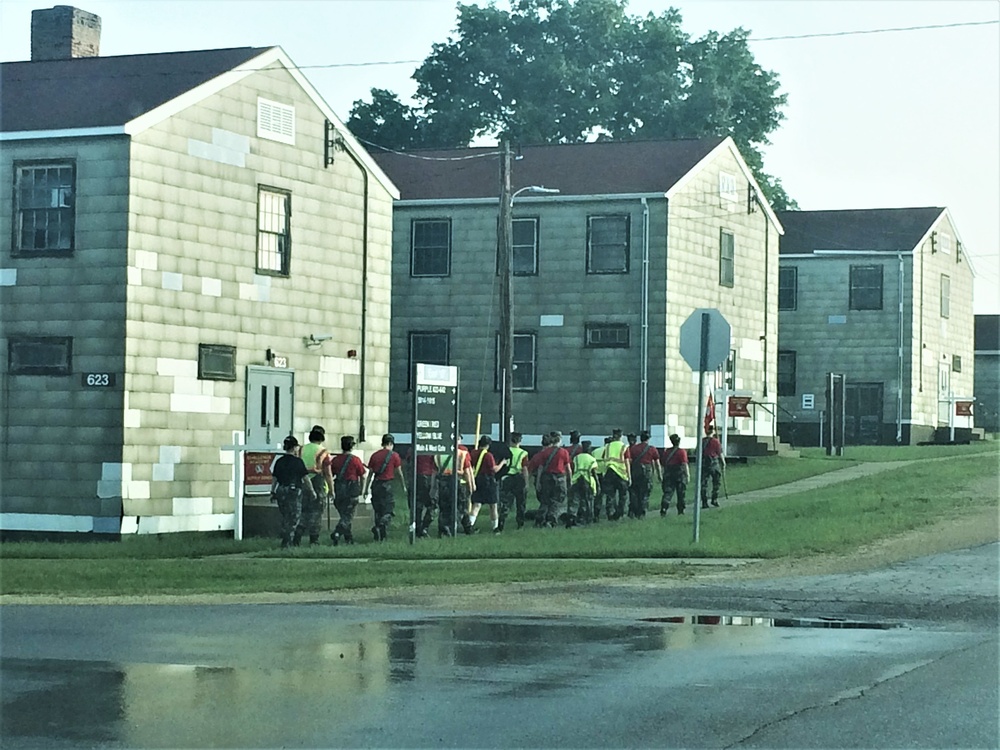 Wisconsin Challenge Academy cadets at Fort McCoy