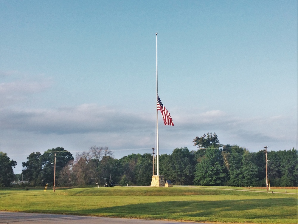 Flag lowered to honor Sen. John S. McCain III