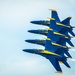 Navy Blue Angels fly over Sound of Speed