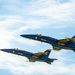 Navy Blue Angels fly over Sound of Speed