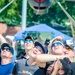 Navy Blue Angels fly over Sound of Speed