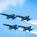 Navy Blue Angels fly over Sound of Speed