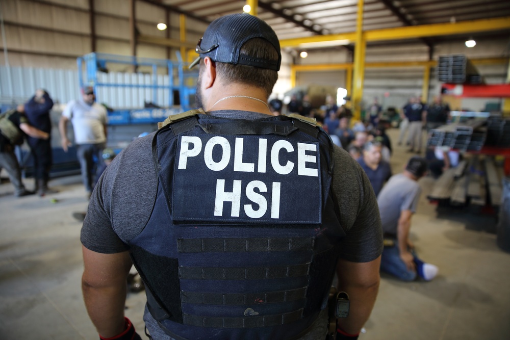 ICE executes federal criminal search warrants in North Texas.