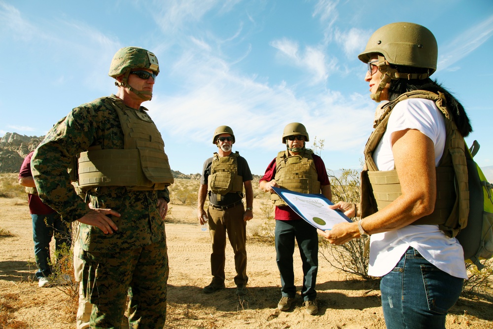 Marines conduct live-fire training exercise in Johnson Valley