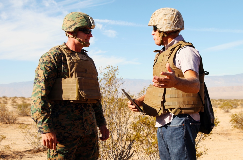 Marines conduct live-fire training exercise in Johnson Valley