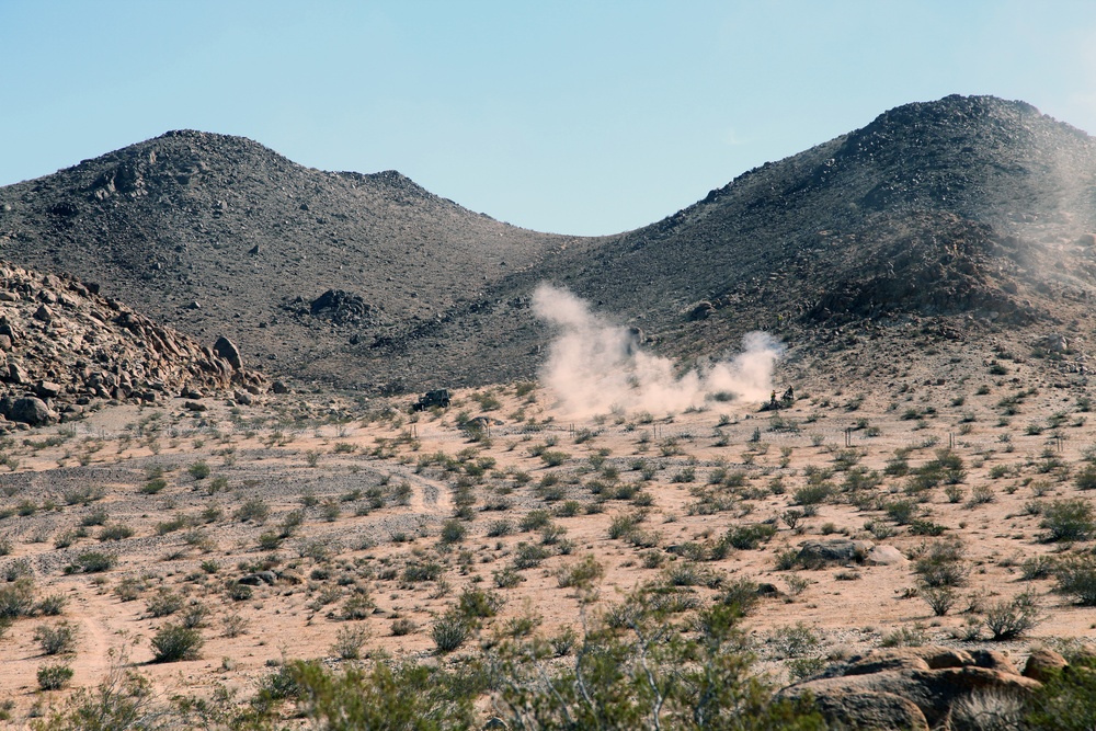 Marines conduct live-fire training exercise in Johnson Valley