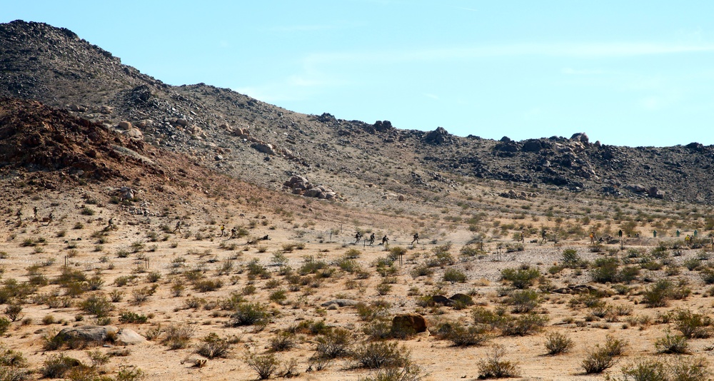 Marines conduct live-fire training exercise in Johnson Valley