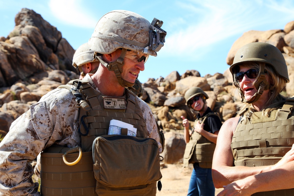 Marines conduct live-fire training exercise in Johnson Valley