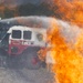 Air Force firefighters conduct wartime-firefighting readiness training at JBER