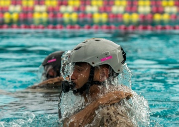America’s Battalion trains for under water egress