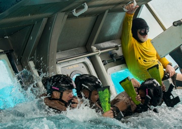 America’s Battalion trains for under water egress