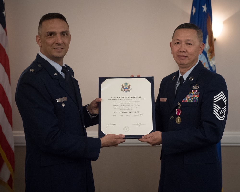 CMSgt Phan Retirement