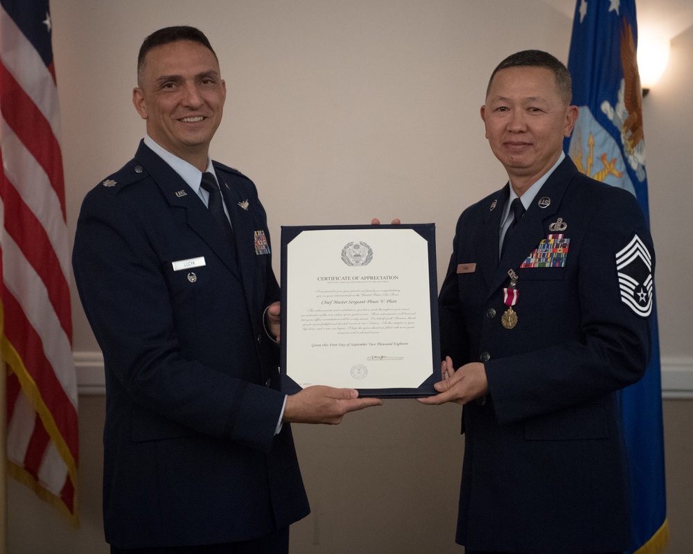 CMSgt Phan Retirement