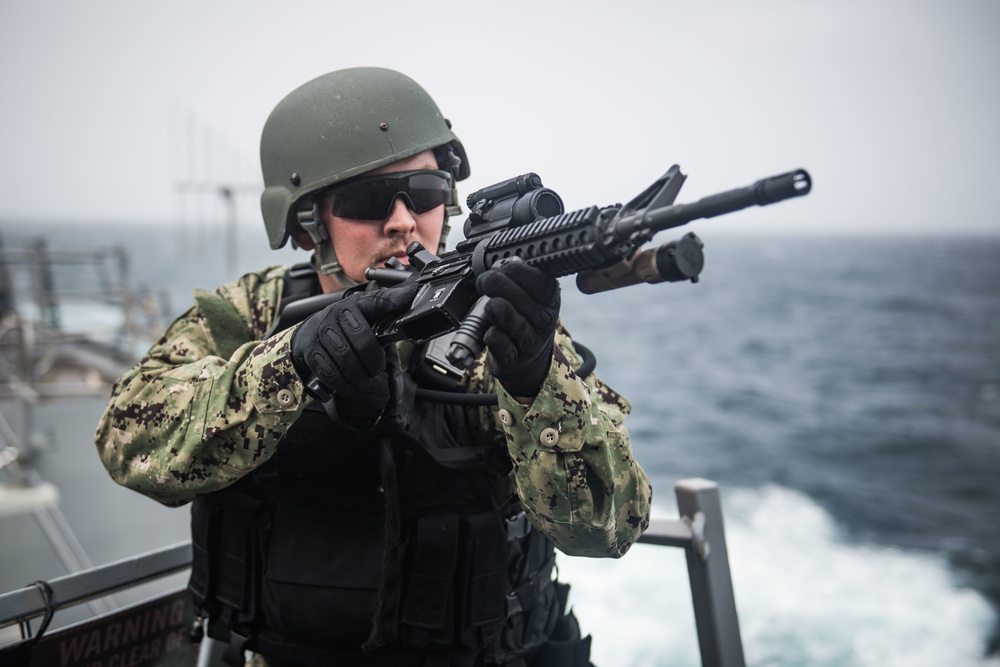 USS Jason Dunham Maritime Security Operations Training