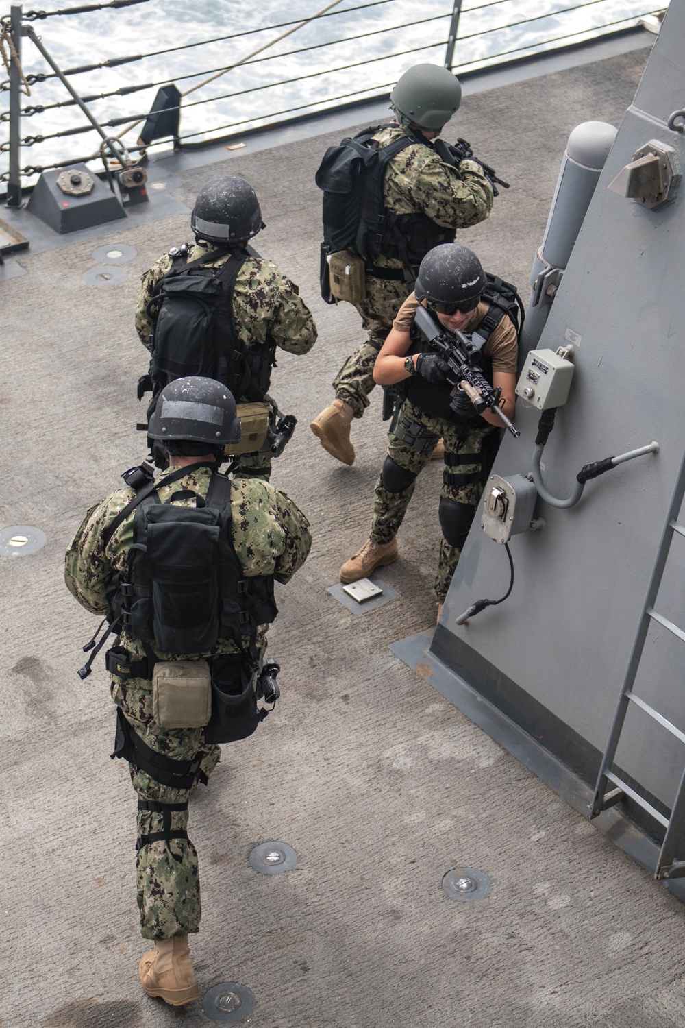 USS Jason Dunham Maritime Security Operations Training