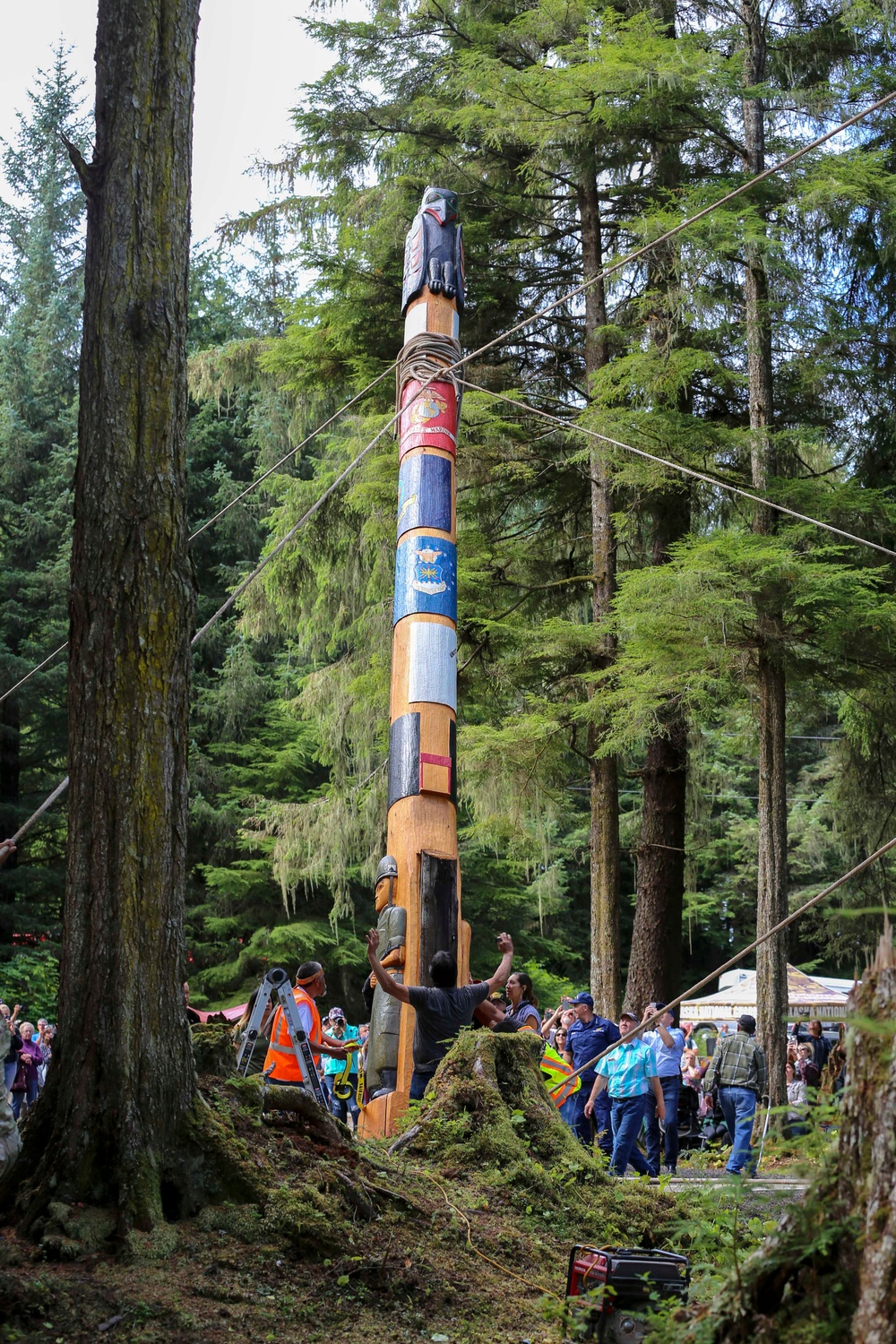 New Totem Pole on Prince of Wales Island honors Alaska’s veterans