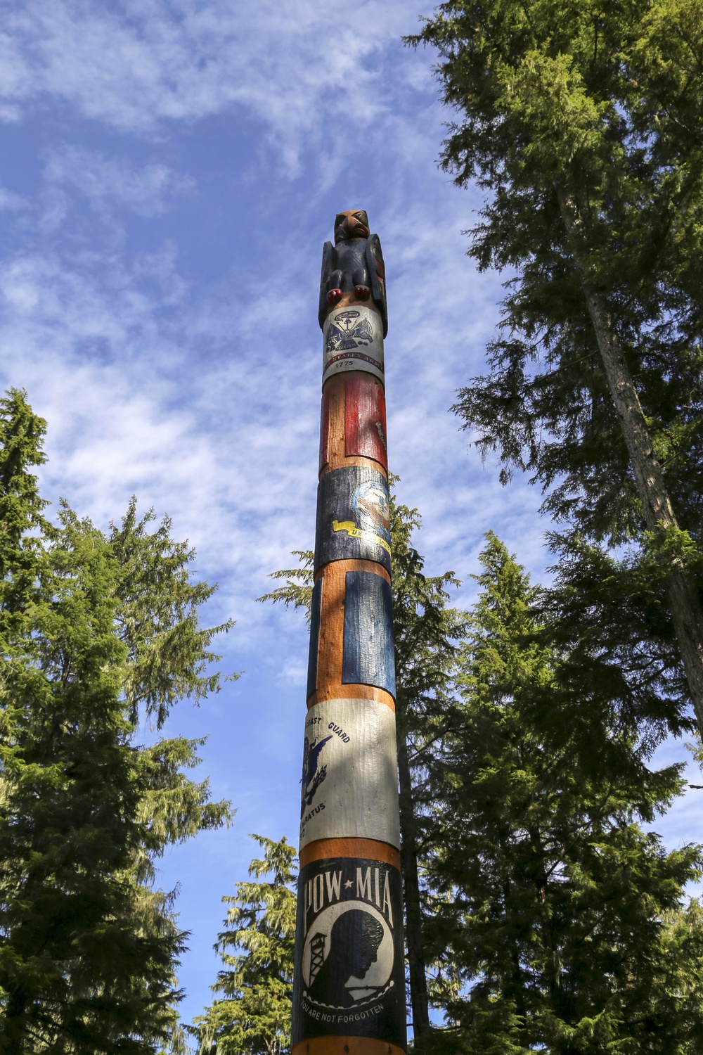 New Totem Pole on Prince of Wales Island honors Alaska’s veterans