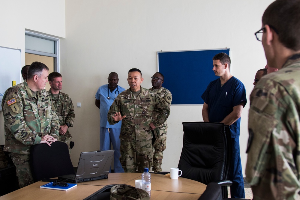 USARAF DCG Visits MEDRETE 18-5