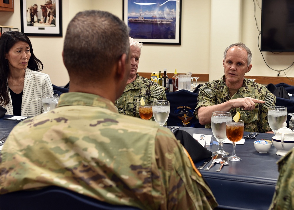 General Vincent K. Brooks, Commander United States Forces Korea, USS Blue Ridge, LCC19