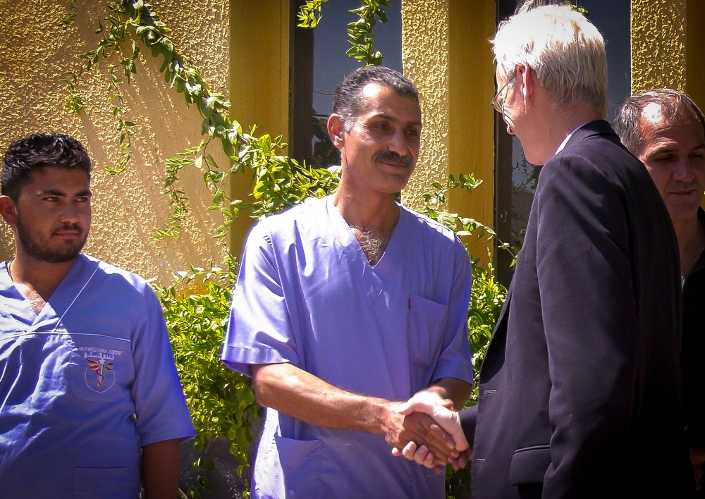 Rehabilitation Equipment Delivered to Kobane Military Hospital