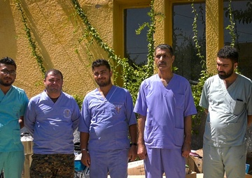 Rehabilitation Equipment Delivered to Kobane Military Hospital