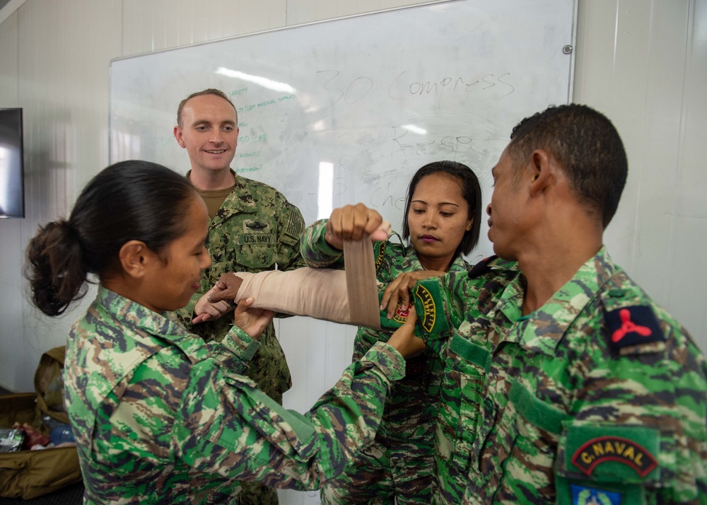 Sailors Engage in CARAT TIMOR-LESTE 2018