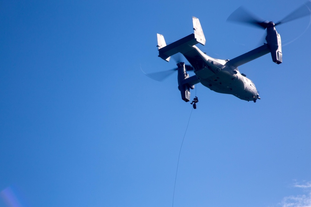 U.S. Navy Special Operations Forces conduct Air and Boat Operations