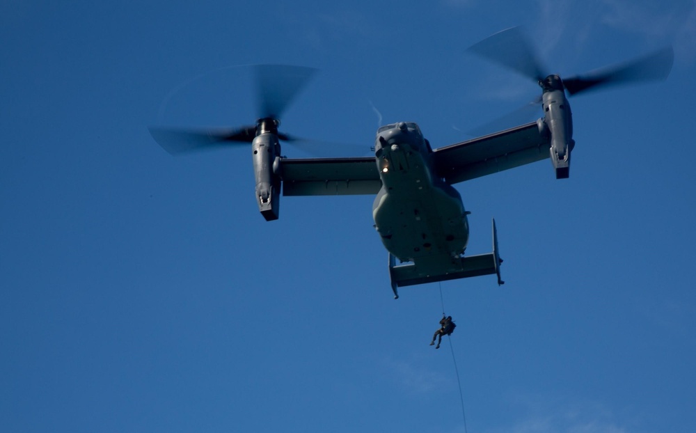 U.S. Navy Special Operations Forces conduct Air and Boat Operations