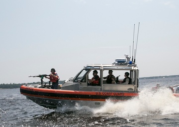 Coast Guardsmen Learning Tactics to Dissuade or Disable