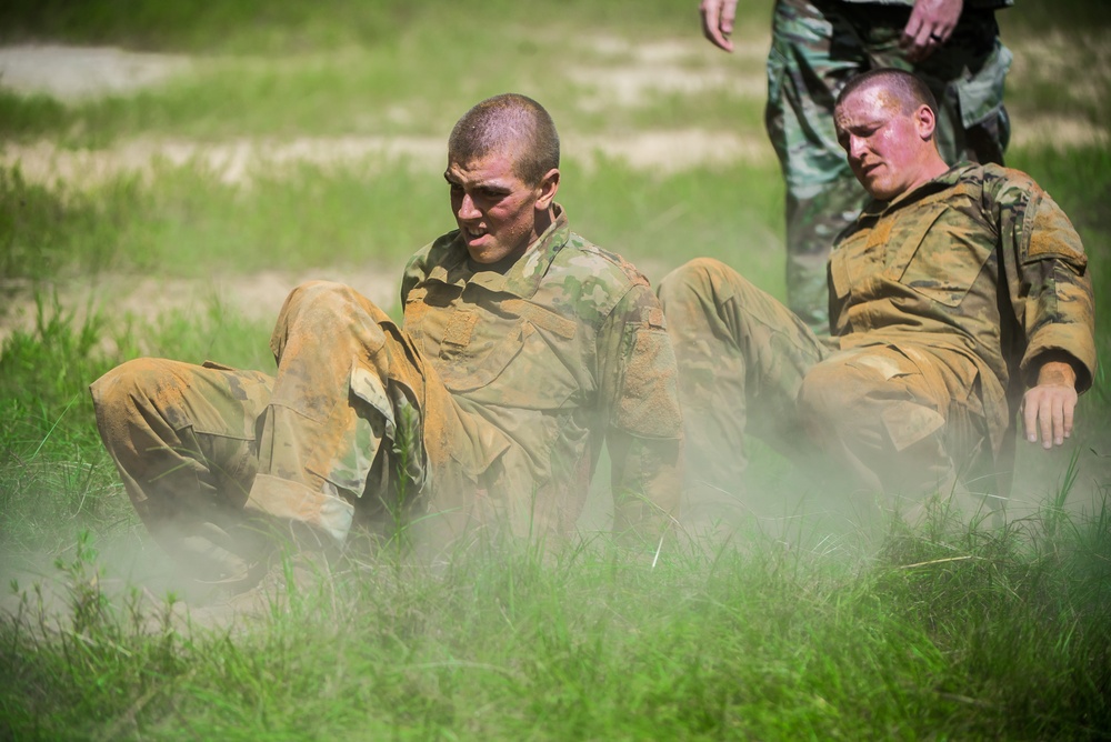 Delta Company 2-19 Obstacle Course