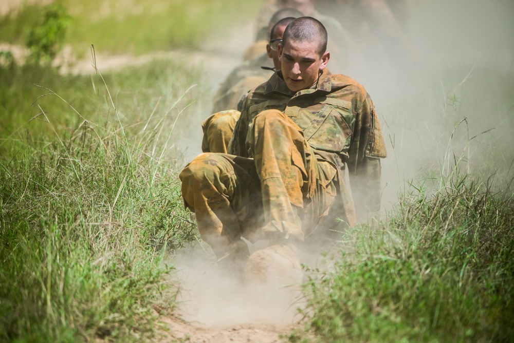 Delta Company 2-19 Obstacle Course