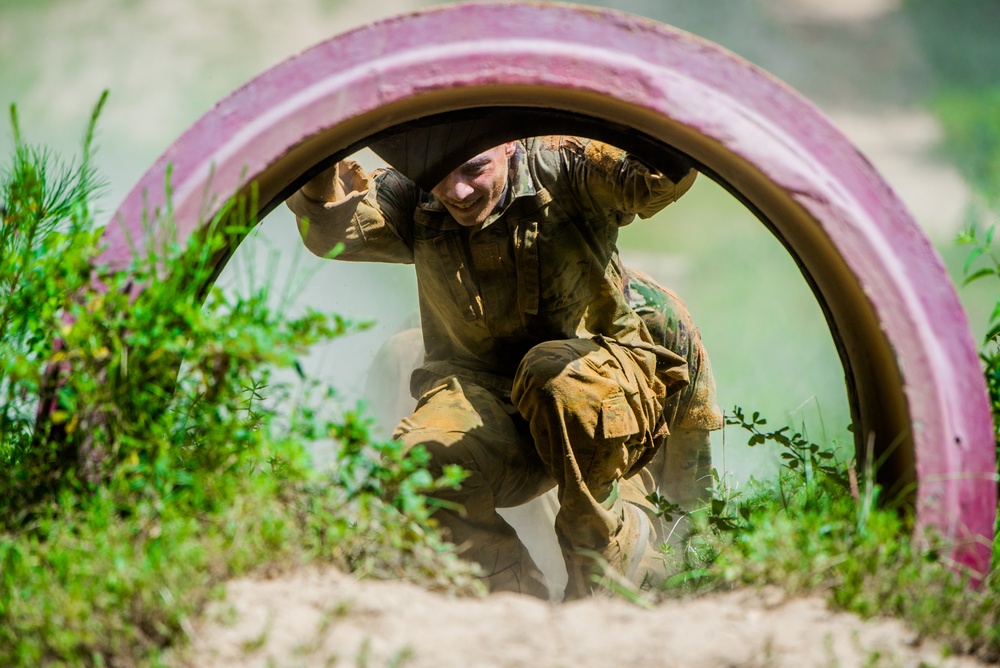 Delta Company 2-19 Obstacle Course