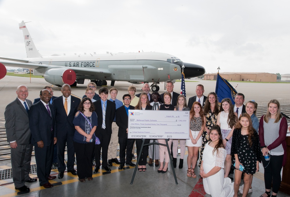 Offutt, Bellevue Public Schools celebrate DoD Investment in local school’s STEM programs