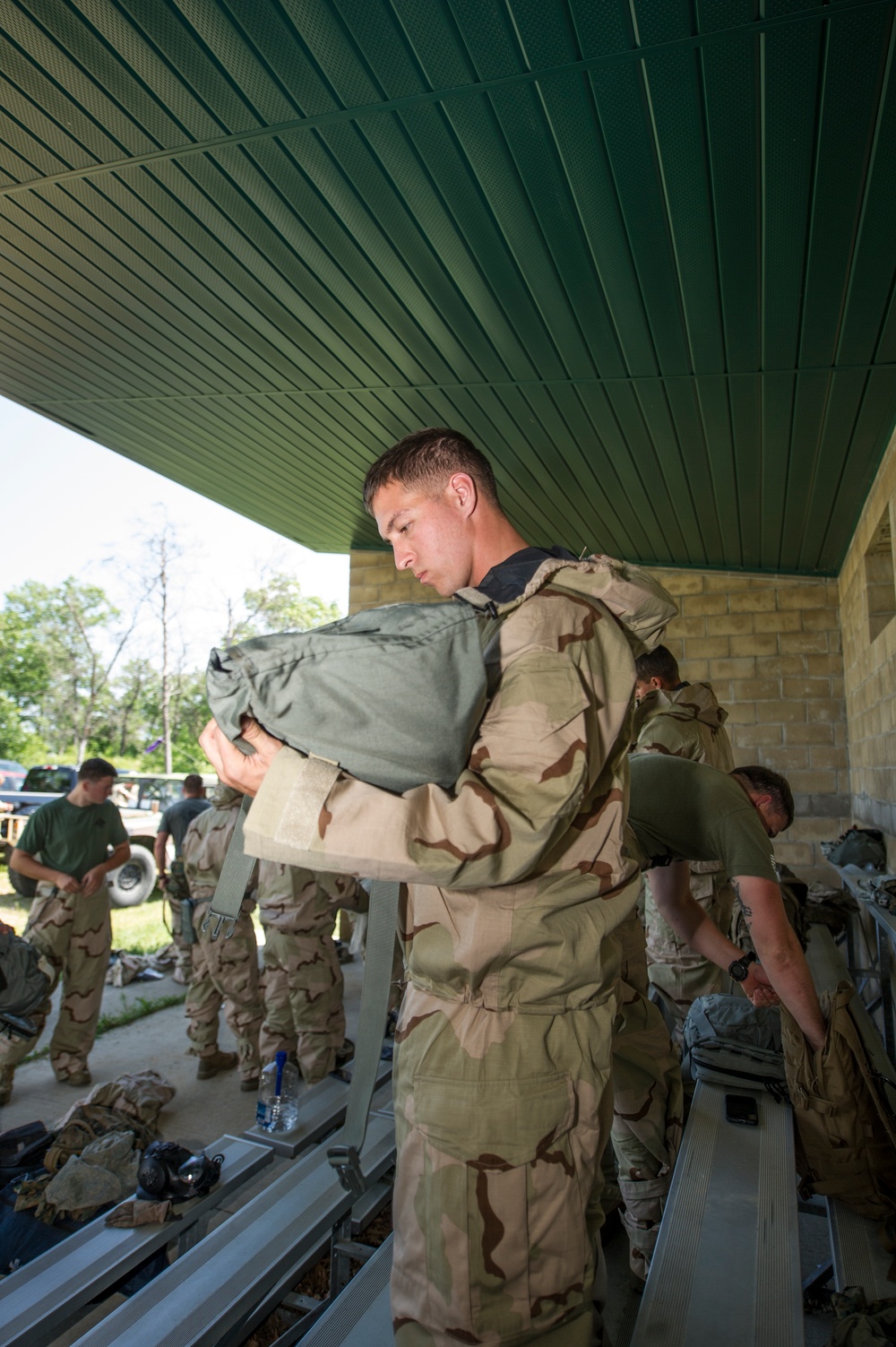 4th Reconnaissance Battalion Gas Chamber Training