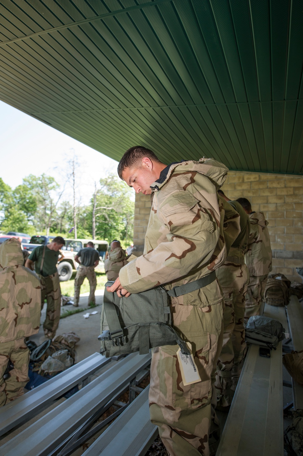 4th Reconnaissance Battalion Gas Chamber Training