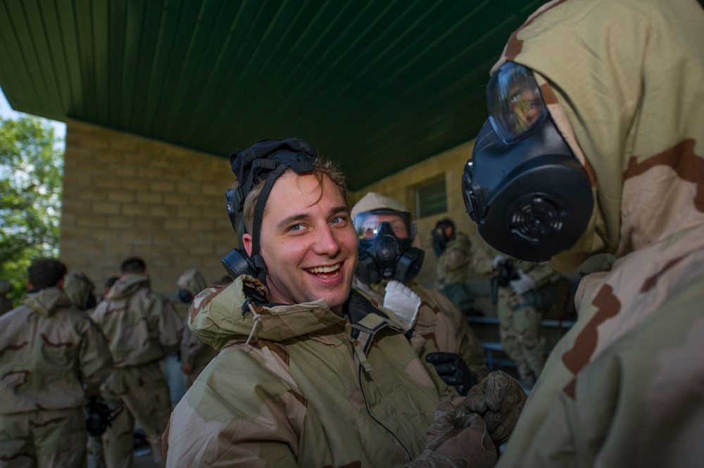 4th Reconnaissance Battalion Gas Chamber Training