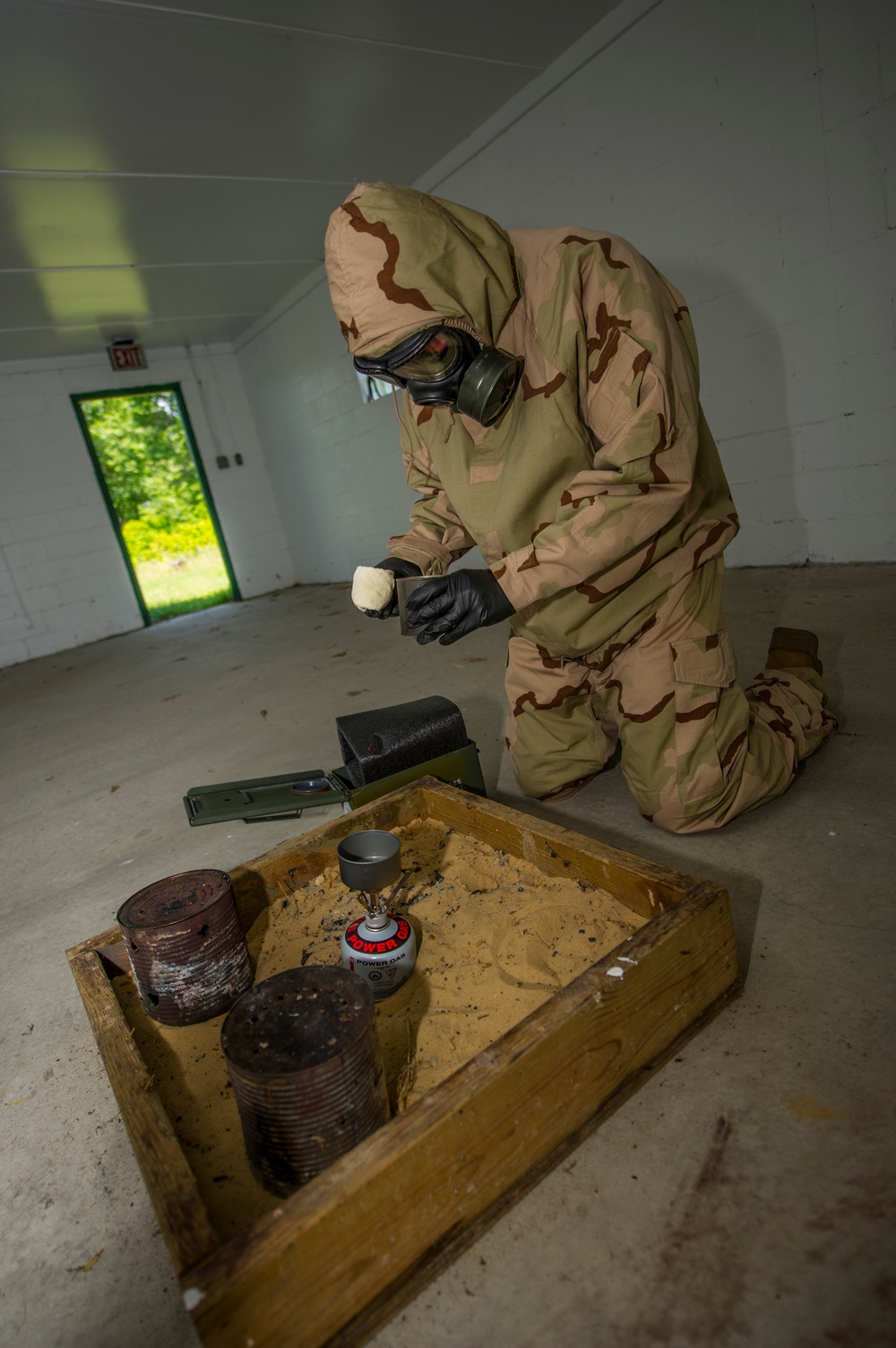 4th Reconnaissance Battalion Gas Chamber Training