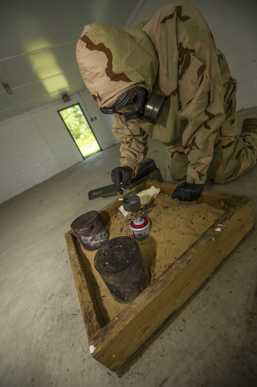 4th Reconnaissance Battalion Gas Chamber Training