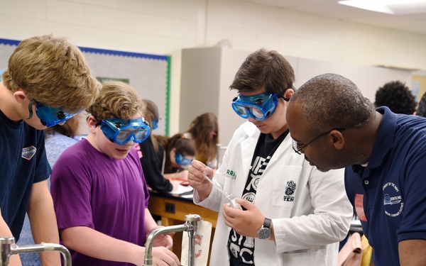 DoN HBCU/MI visit to Harrison High School