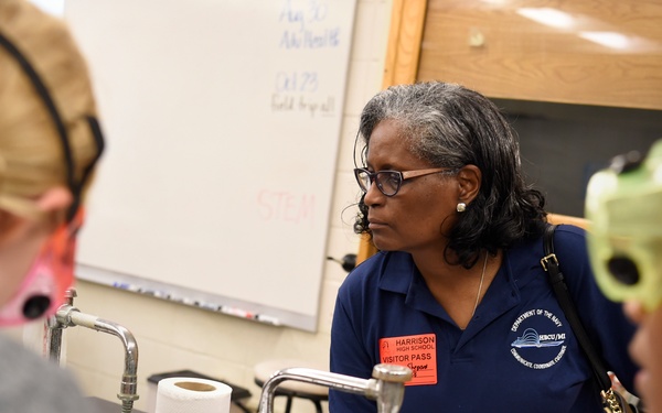 DoN HBCU/MI visit to Harrison High School
