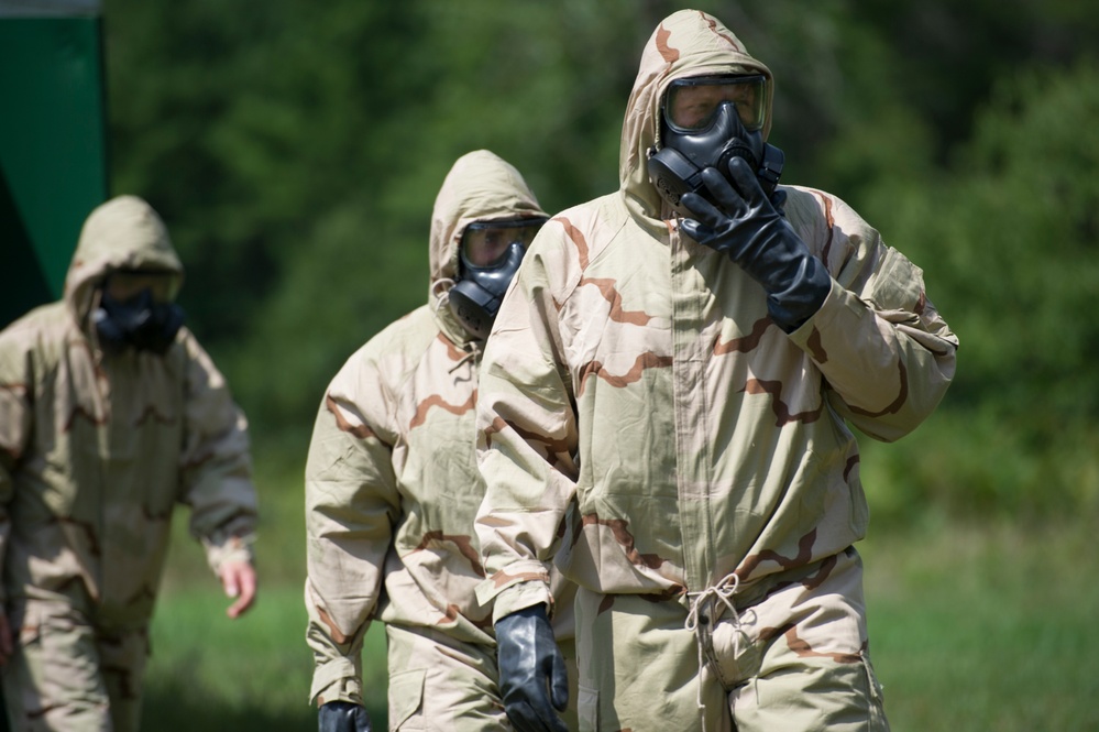 4th Reconnaissance Battalion Gas Chamber Training