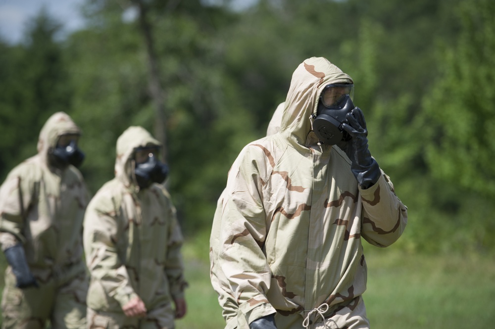 4th Reconnaissance Battalion Gas Chamber Training