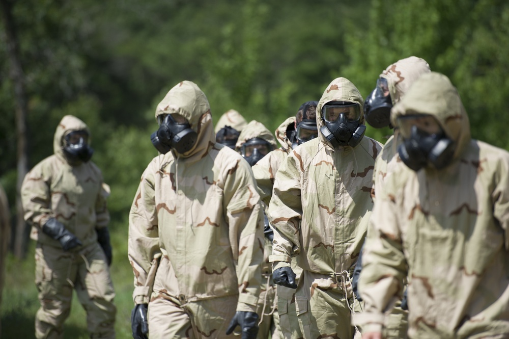 4th Reconnaissance Battalion Gas Chamber Training