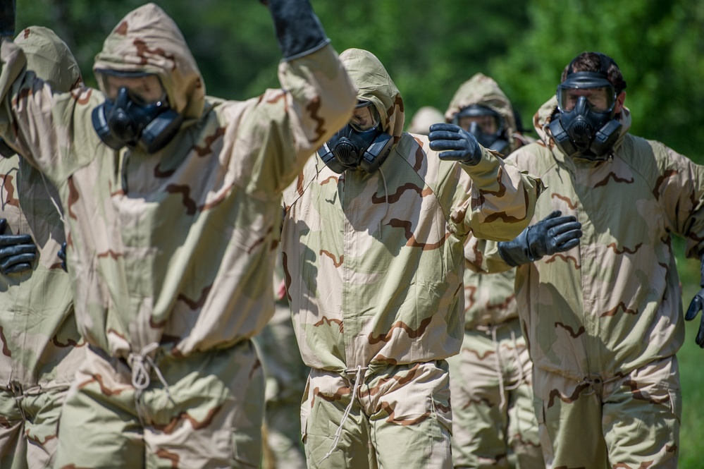 4th Reconnaissance Battalion Gas Chamber Training