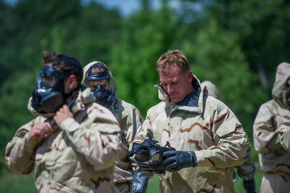 4th Reconnaissance Battalion Gas Chamber Training