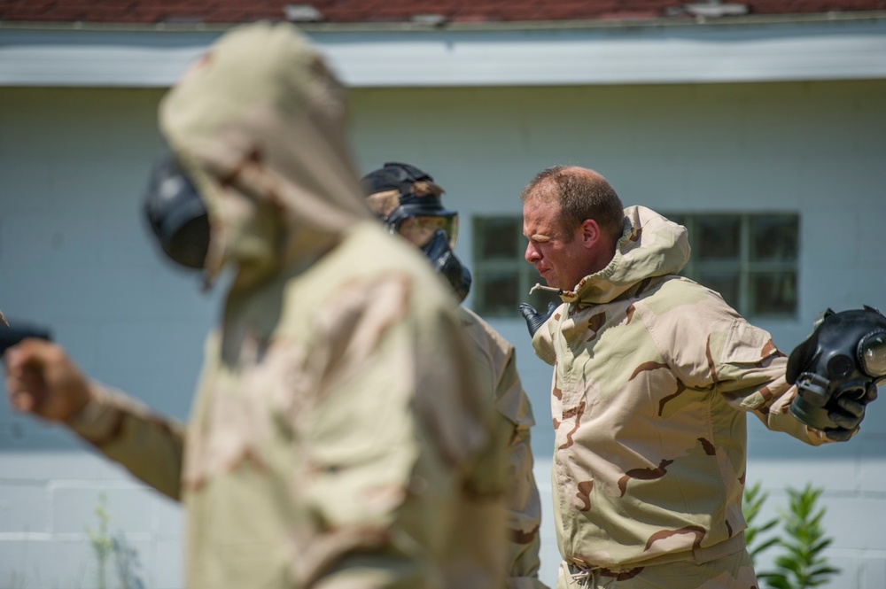 4th Reconnaissance Battalion Gas Chamber Training