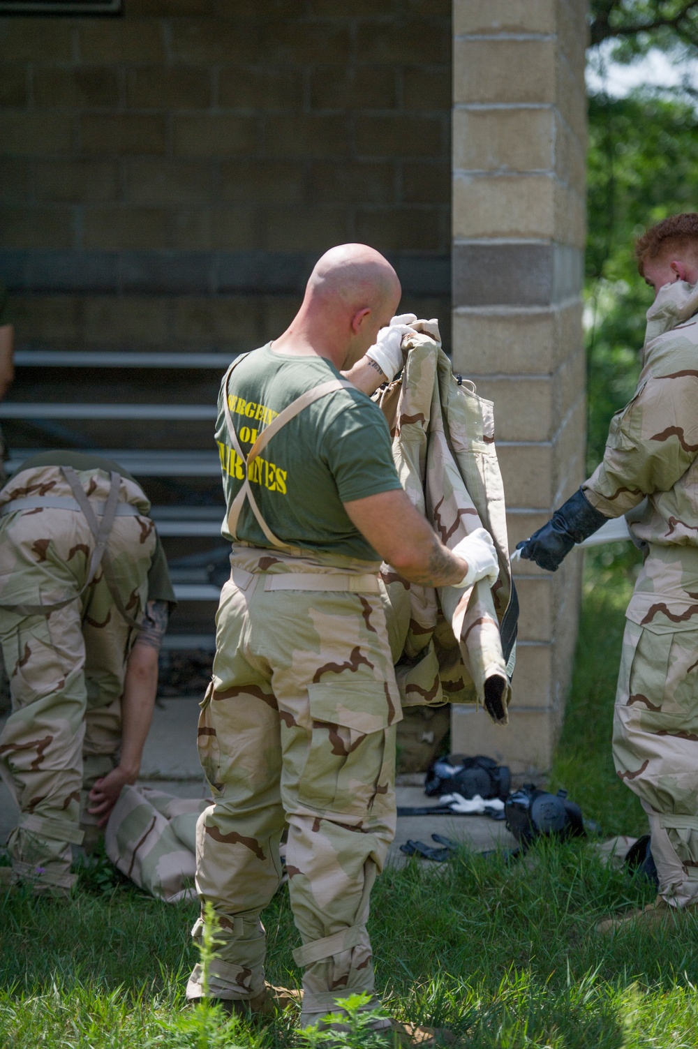 4th Reconnaissance Battalion Gas Chamber Training