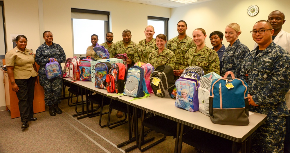 NMCP’s SCPOA Fill Backpacks for the New School Year
